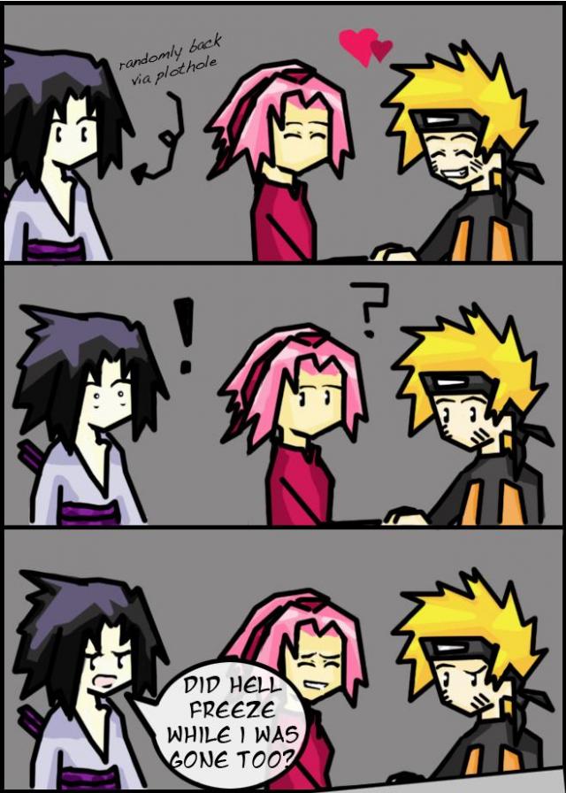 Sakura and Naruto and Sasuke The Love we once shared (12)